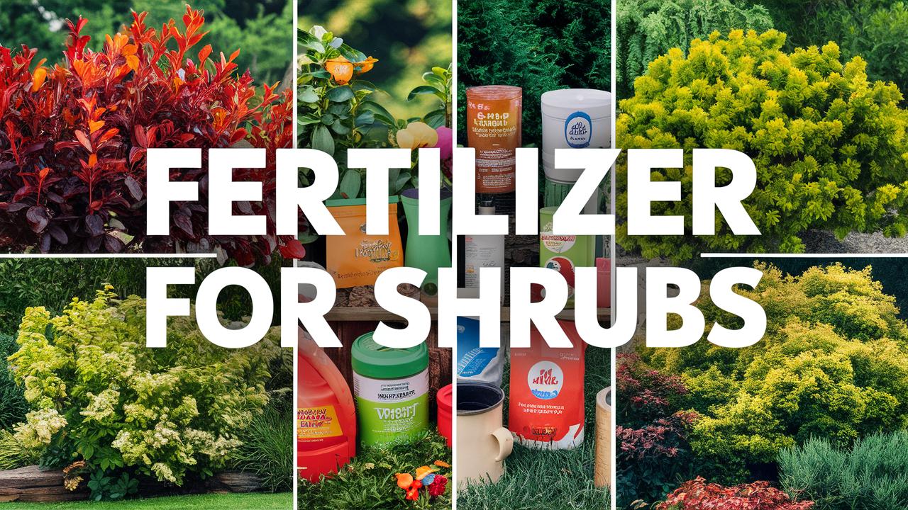 Fertilizer For Shrubs