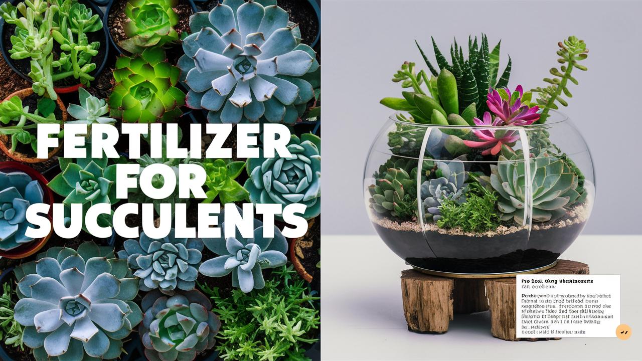 Fertilizer For Succulents