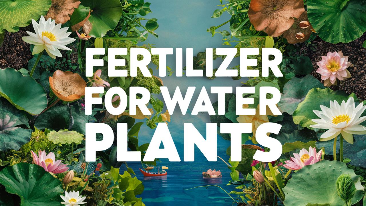 Fertilizer For Water Plants