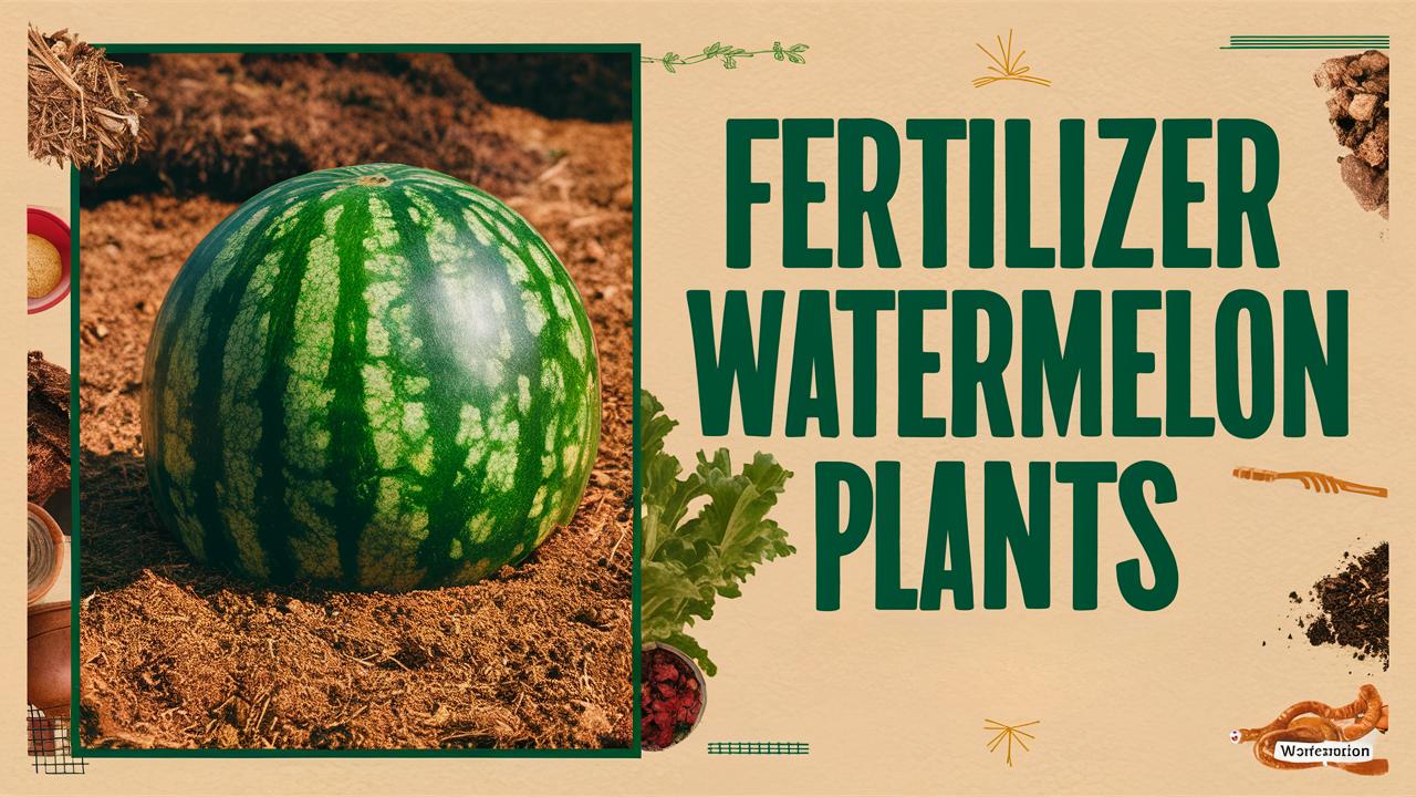 Fertilizer For Watermelon Plants