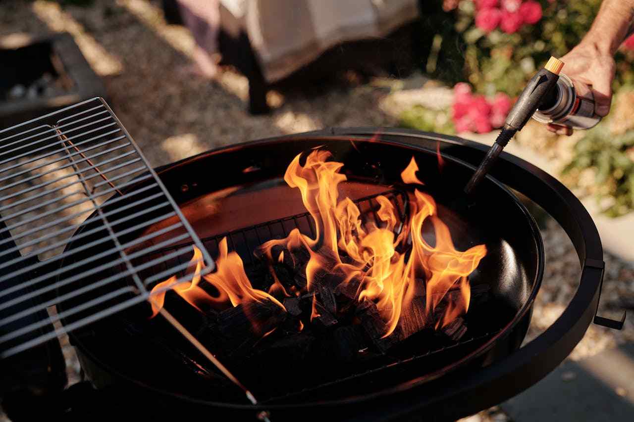 Fire Pit With Grill