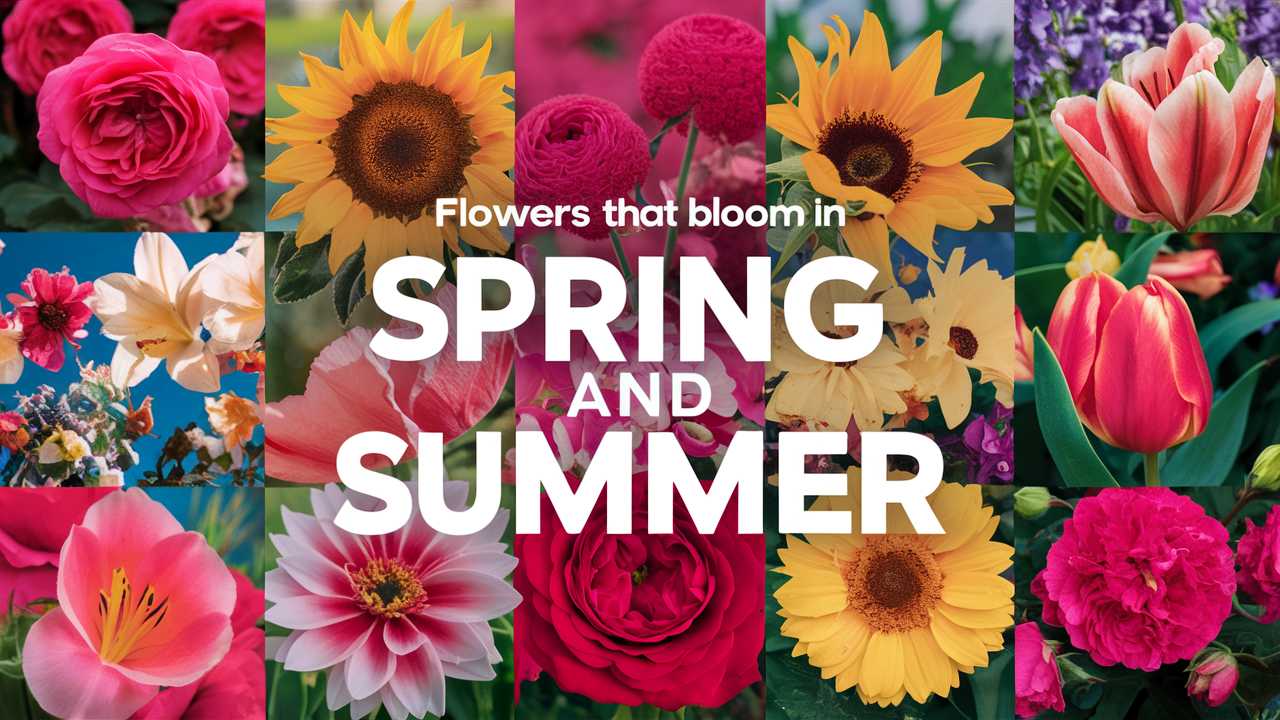 Flowers That Bloom In Spring And Summer