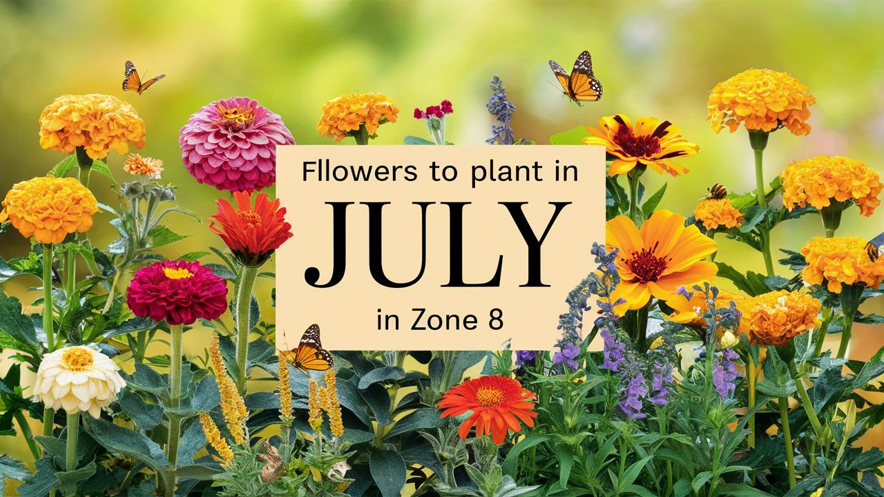 Flowers To Plant In July In Zone 8