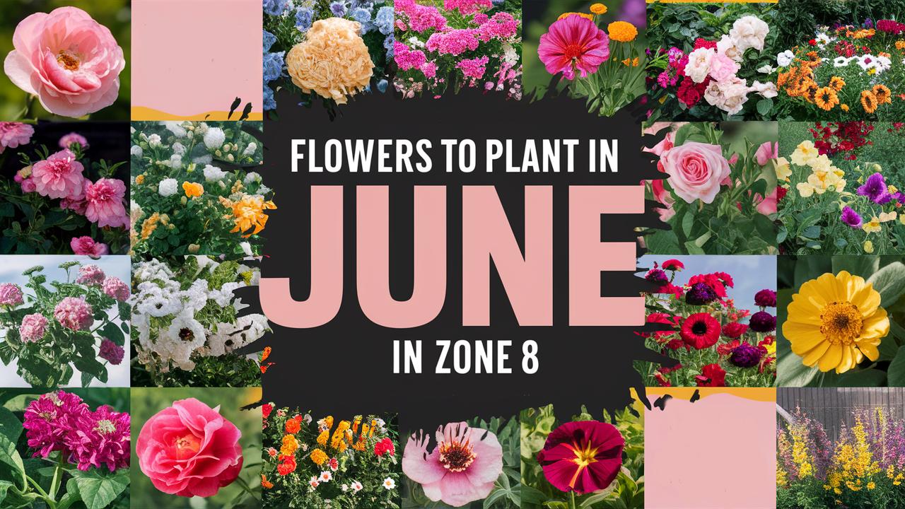 Flowers To Plant In June In Zone 8
