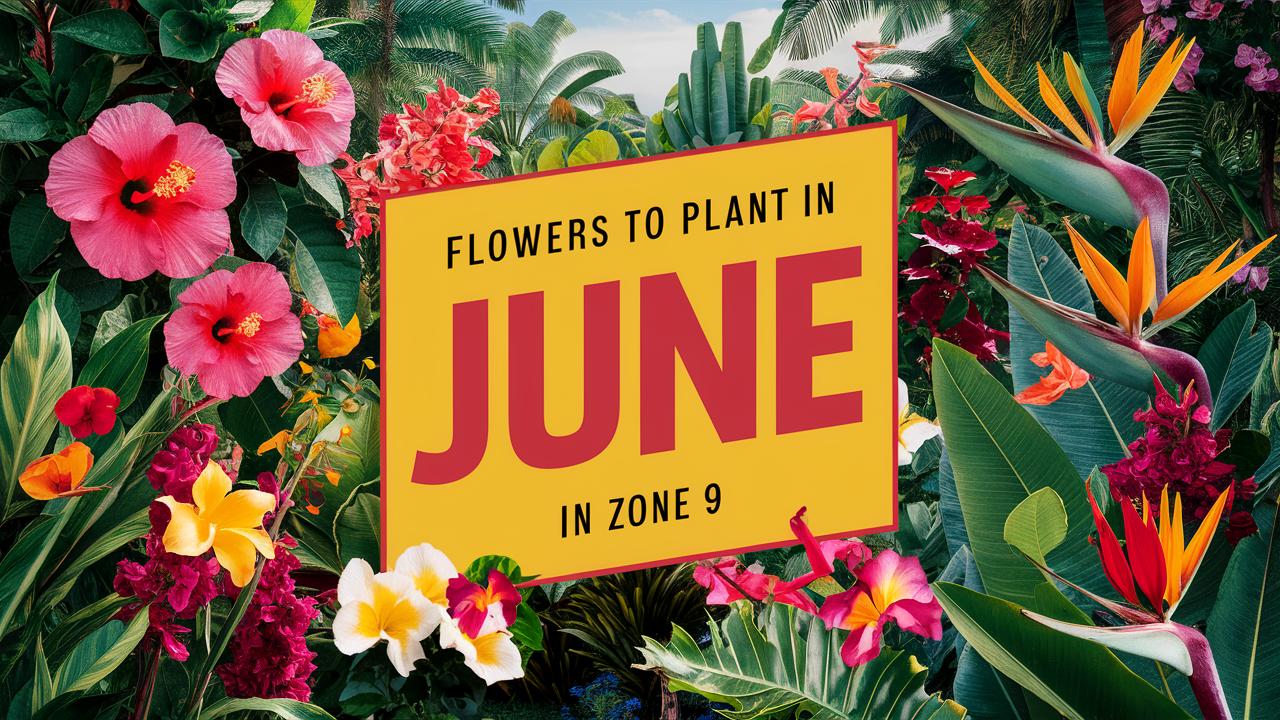 Flowers To Plant In June In Zone 9