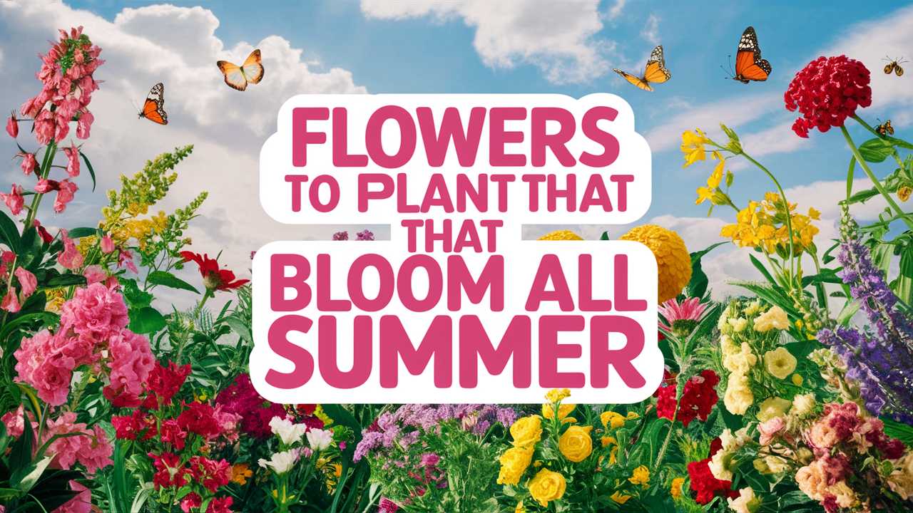 Flowers To Plant That Bloom All Summer