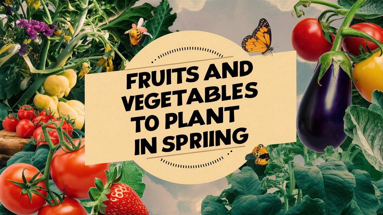 Fruits And Vegetables To Plant In Spring