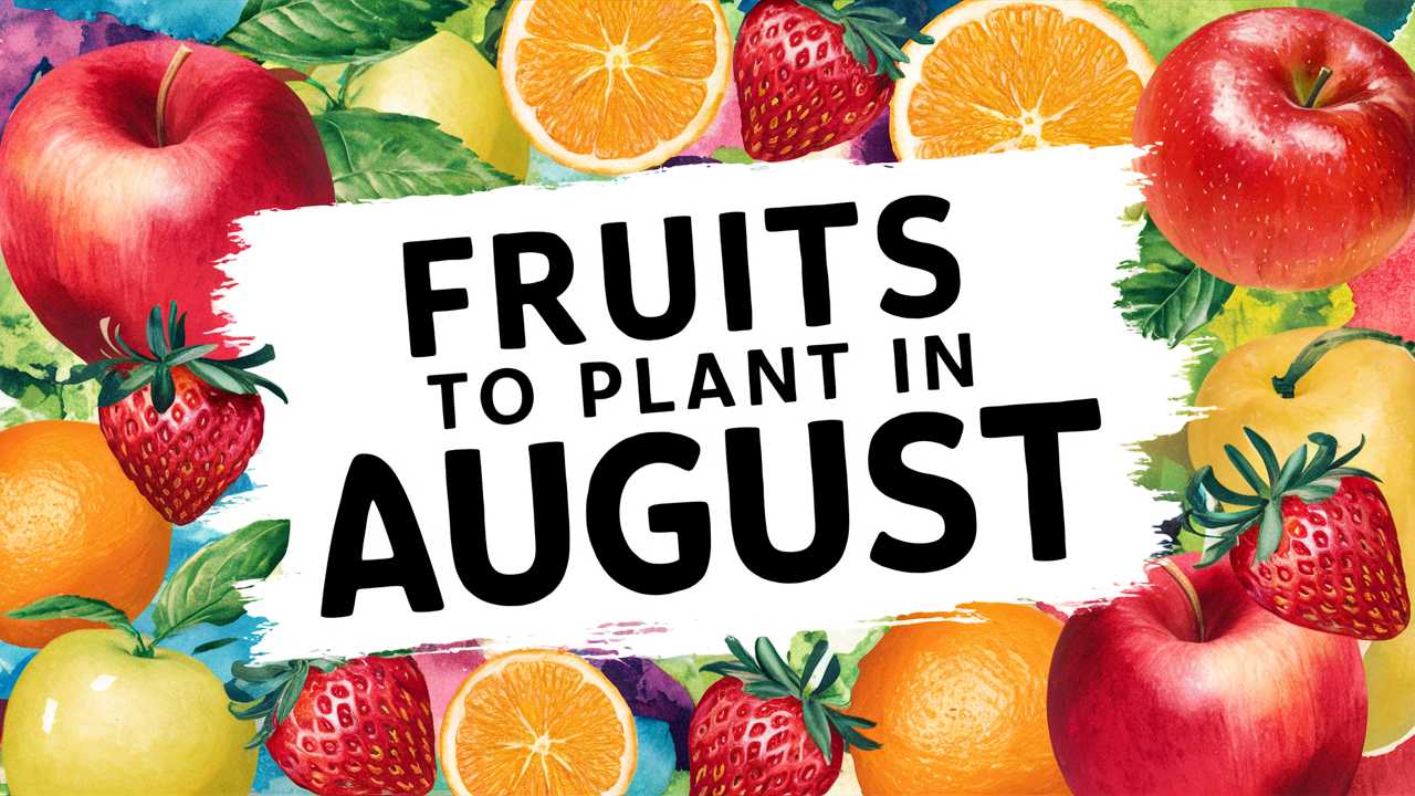 Fruits To Plant In August