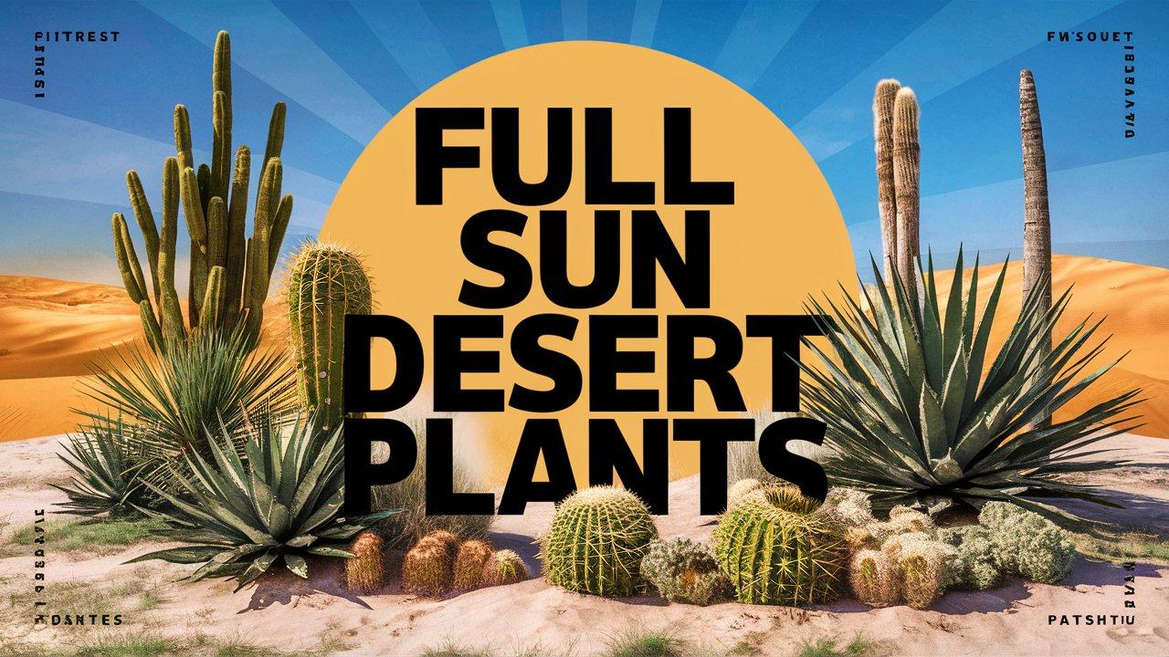 Full Sun Desert Plants