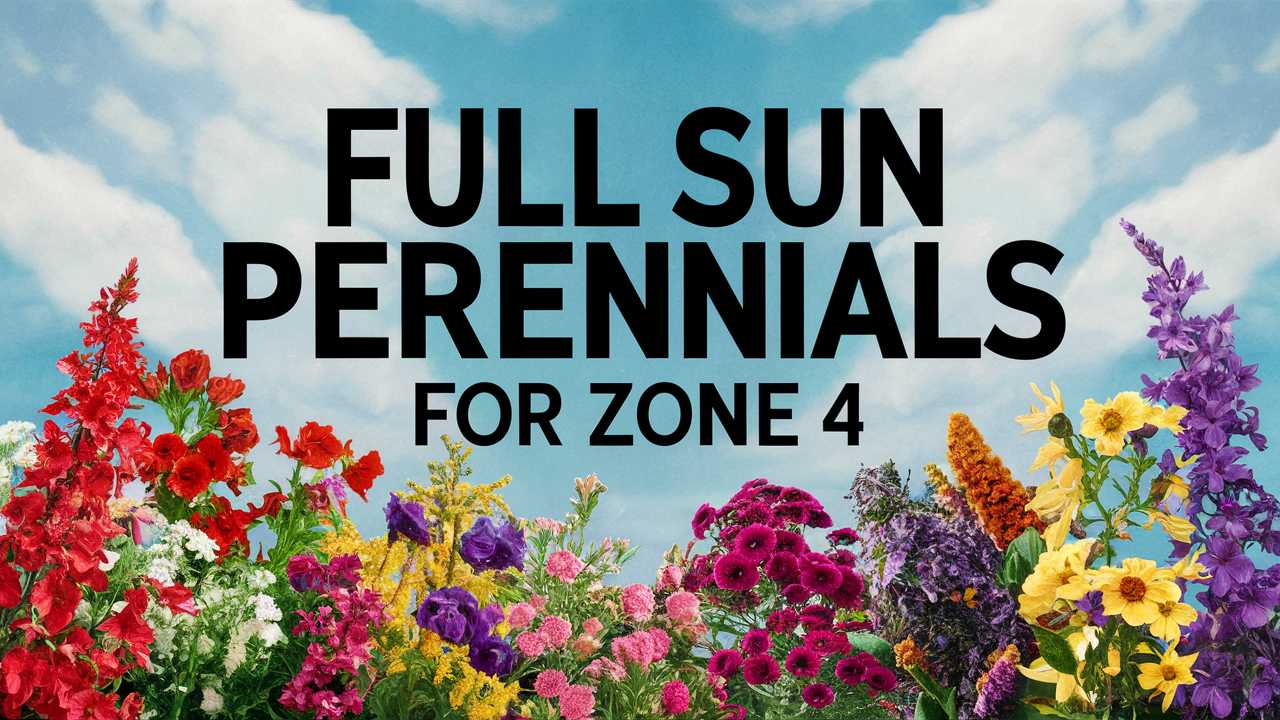 Full Sun Perennials For Zone 4