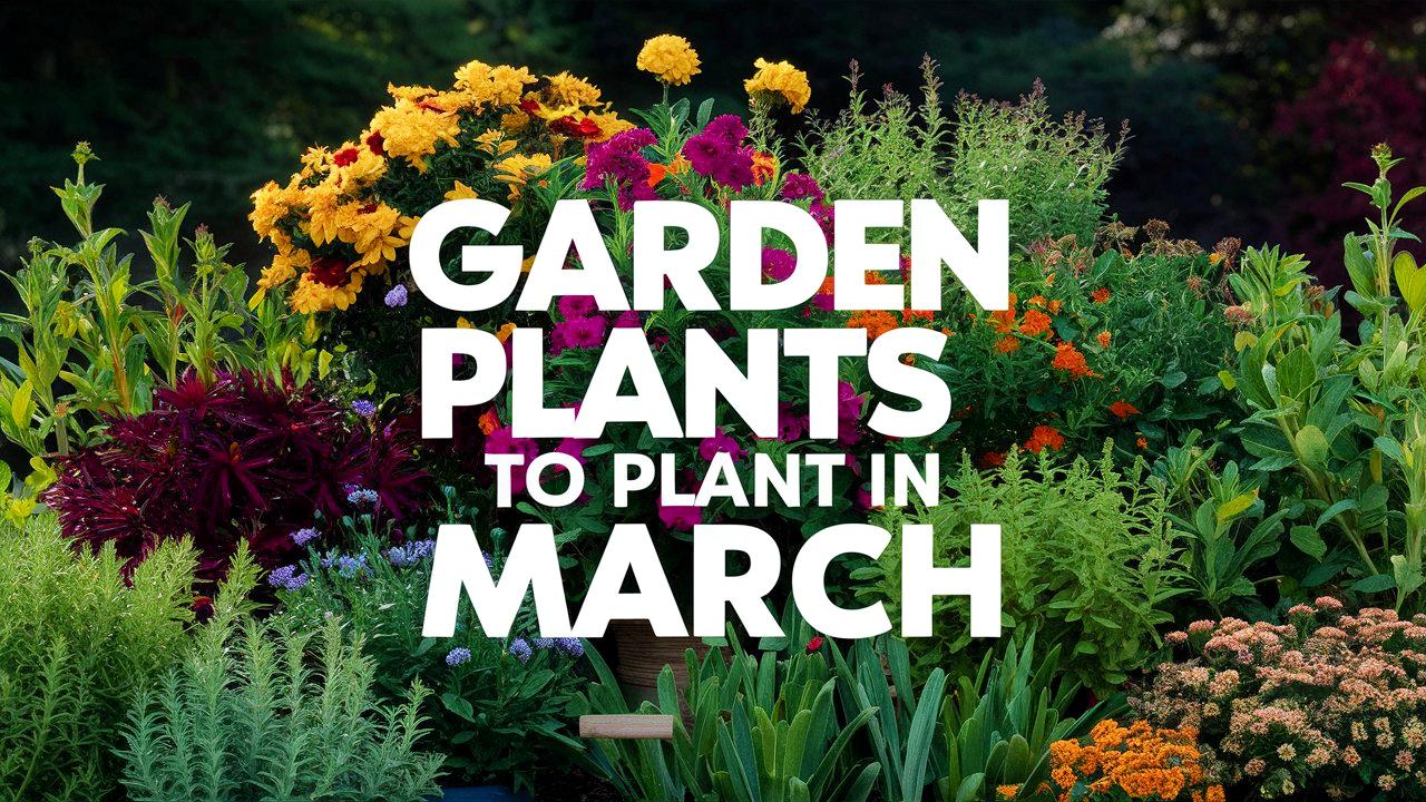 Garden Plants To Plant In March