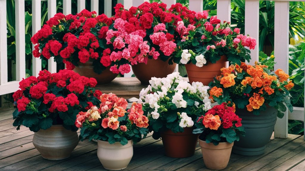 Growing Begonias in Pots