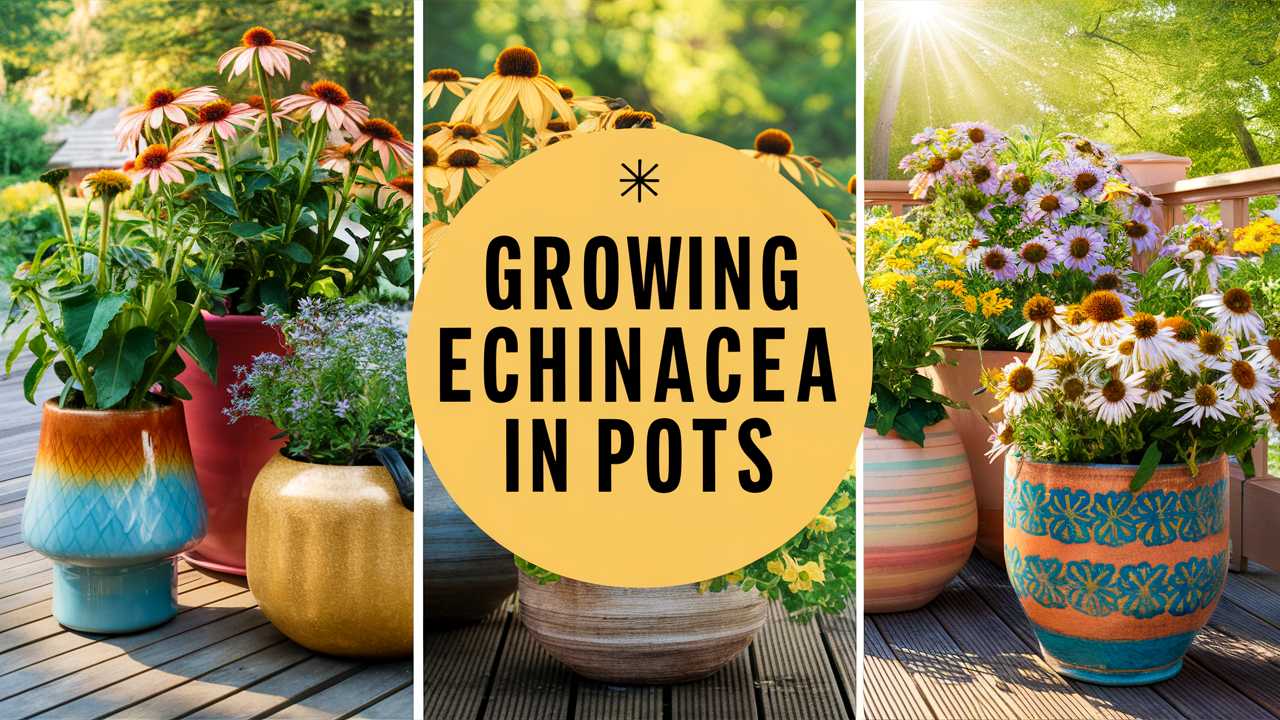 Growing Echinacea In Pots