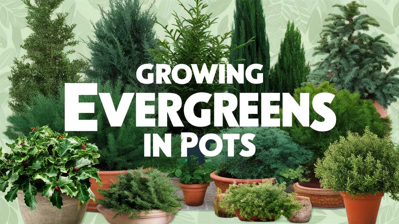 Growing Evergreens In Pots