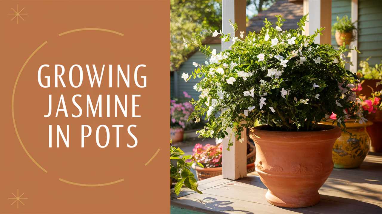 Growing Jasmine In Pots