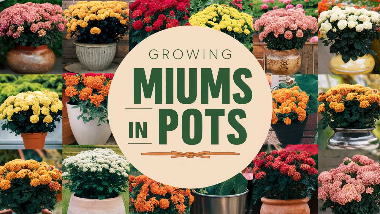 Growing Mums In Pots