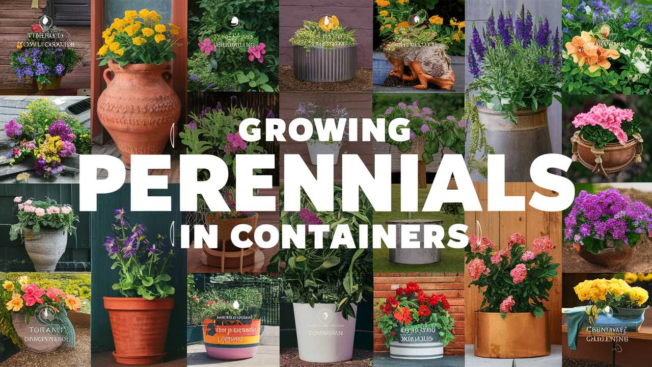 Growing Perennials In Containers