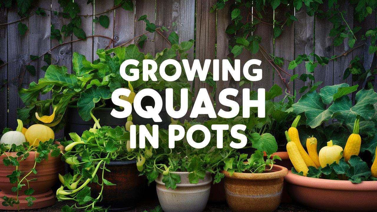 Growing Squash In Pots