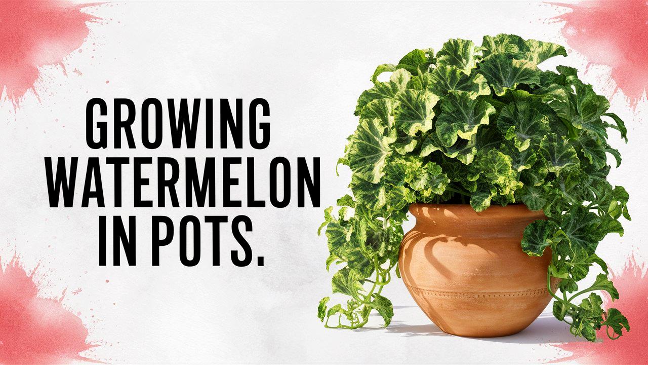 Growing Watermelon In Pots