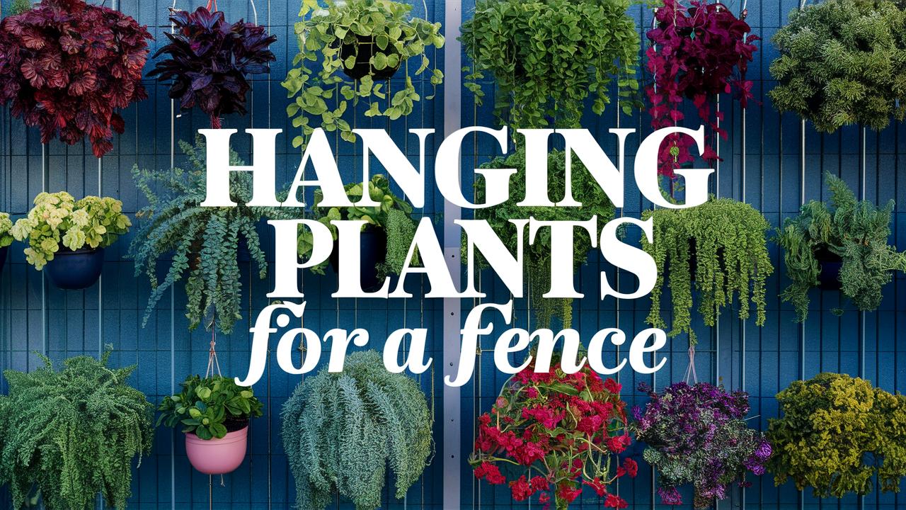 Hanging Plants For A Fence