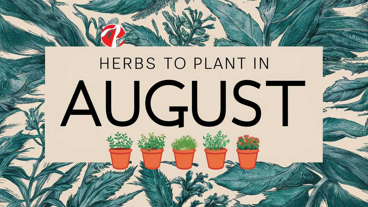 Herbs To Plant In August