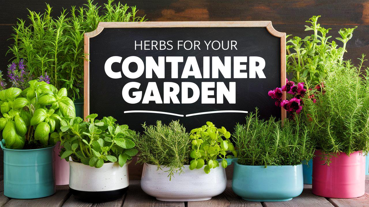 Herbs for Your Container Garden