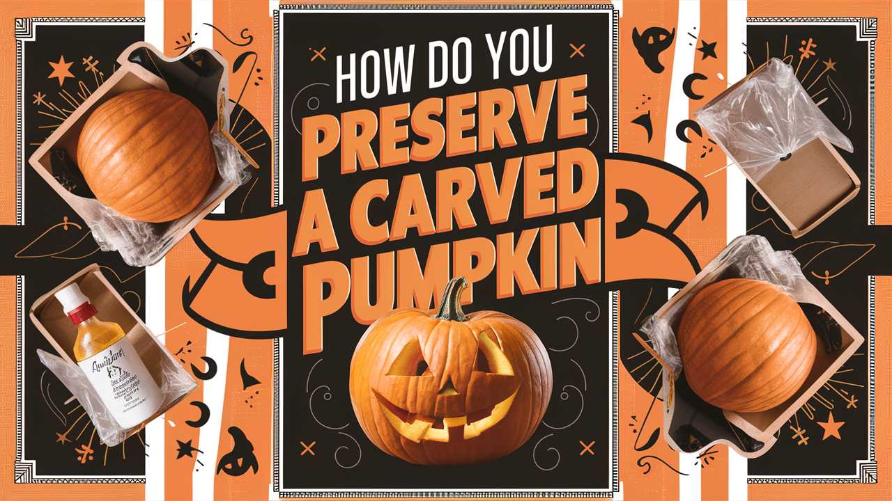 How Do You Preserve A Carved Pumpkin