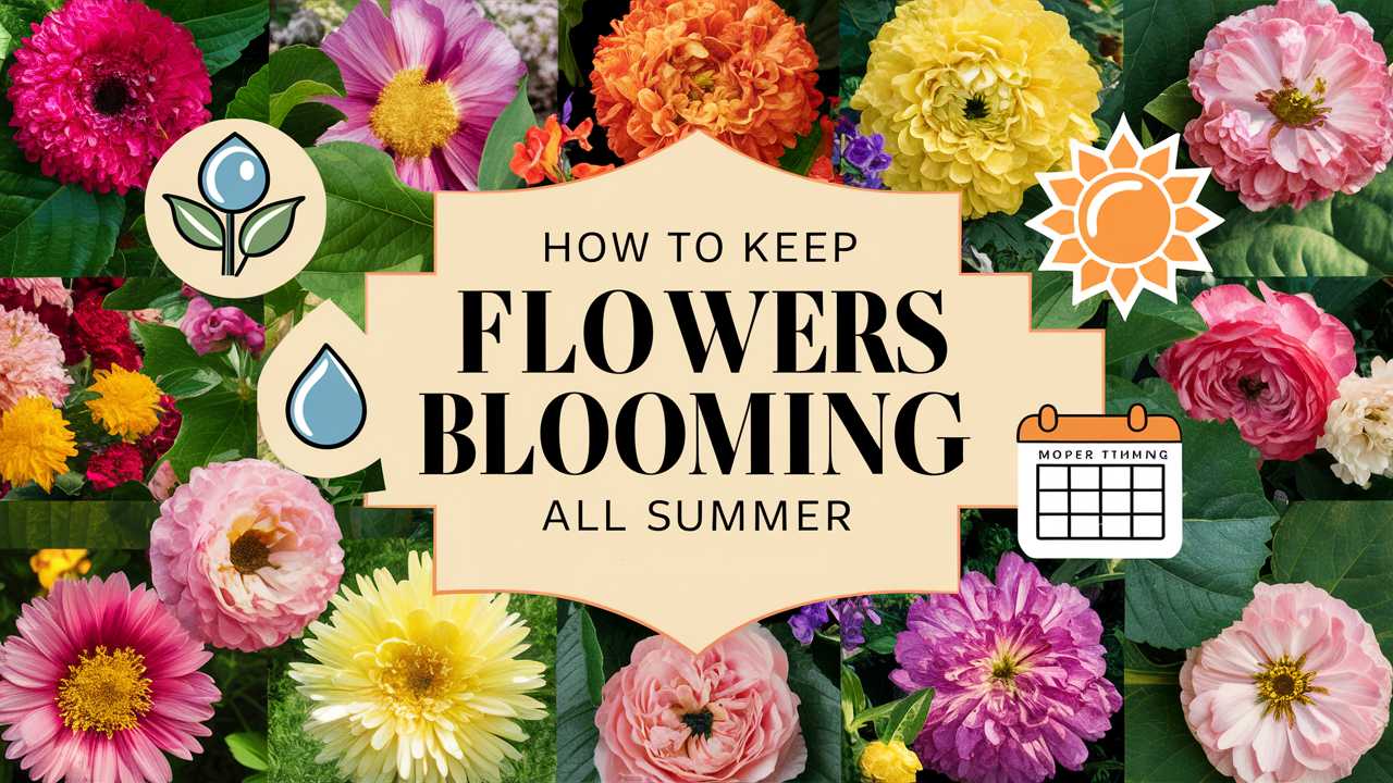 How To Keep Flowers Blooming All Summer