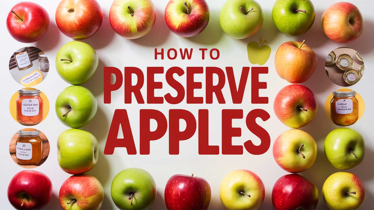 How To Preserve Apples