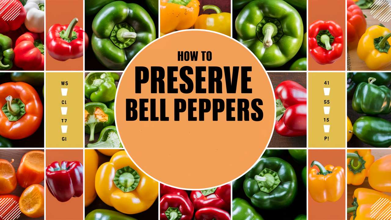 How To Preserve Bell Peppers