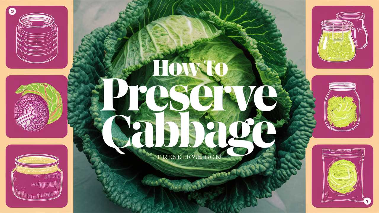 How To Preserve Cabbage