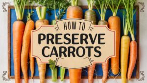 How To Preserve Carrots