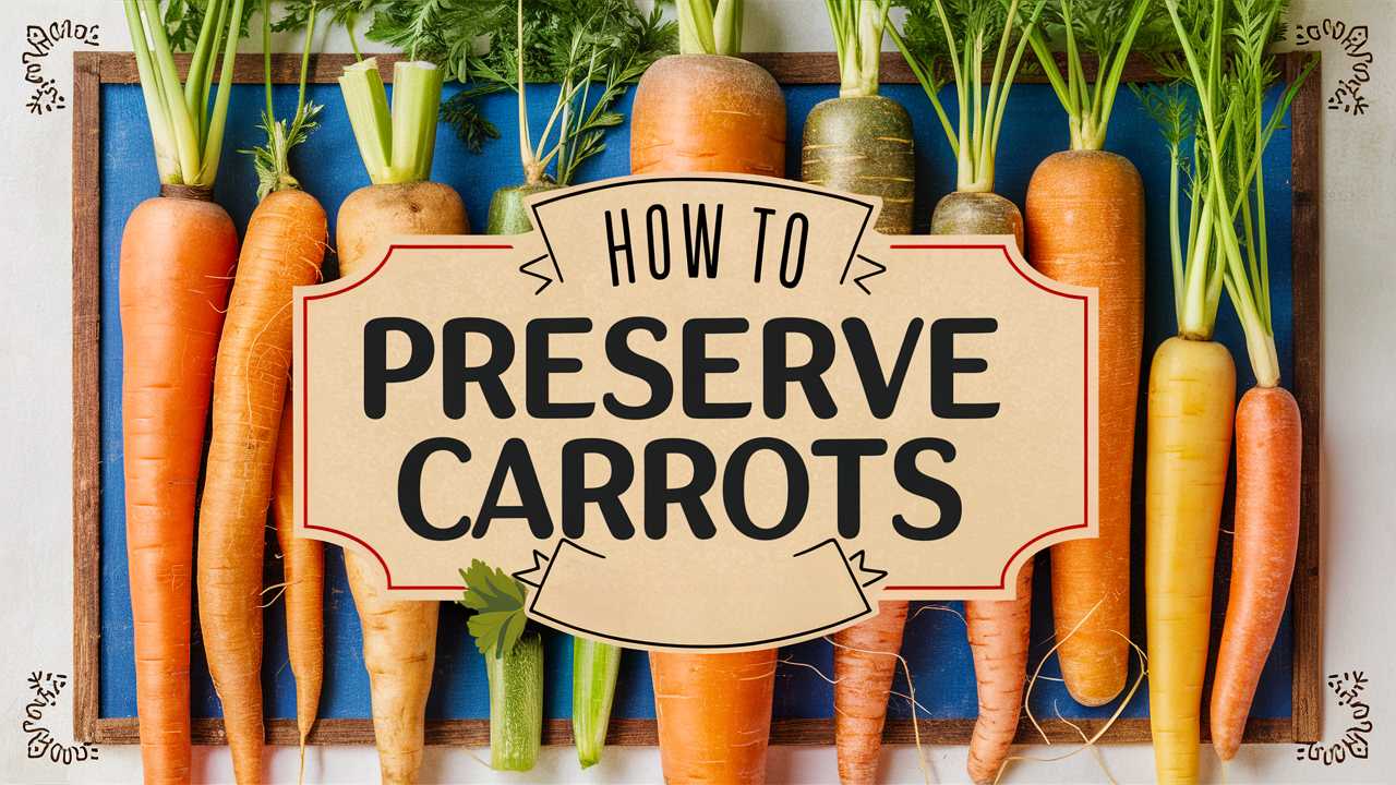 How To Preserve Carrots