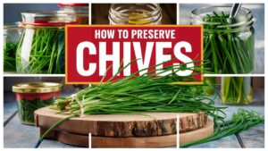 How To Preserve Chives
