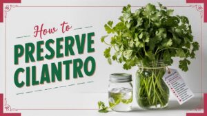 How To Preserve Cilantro
