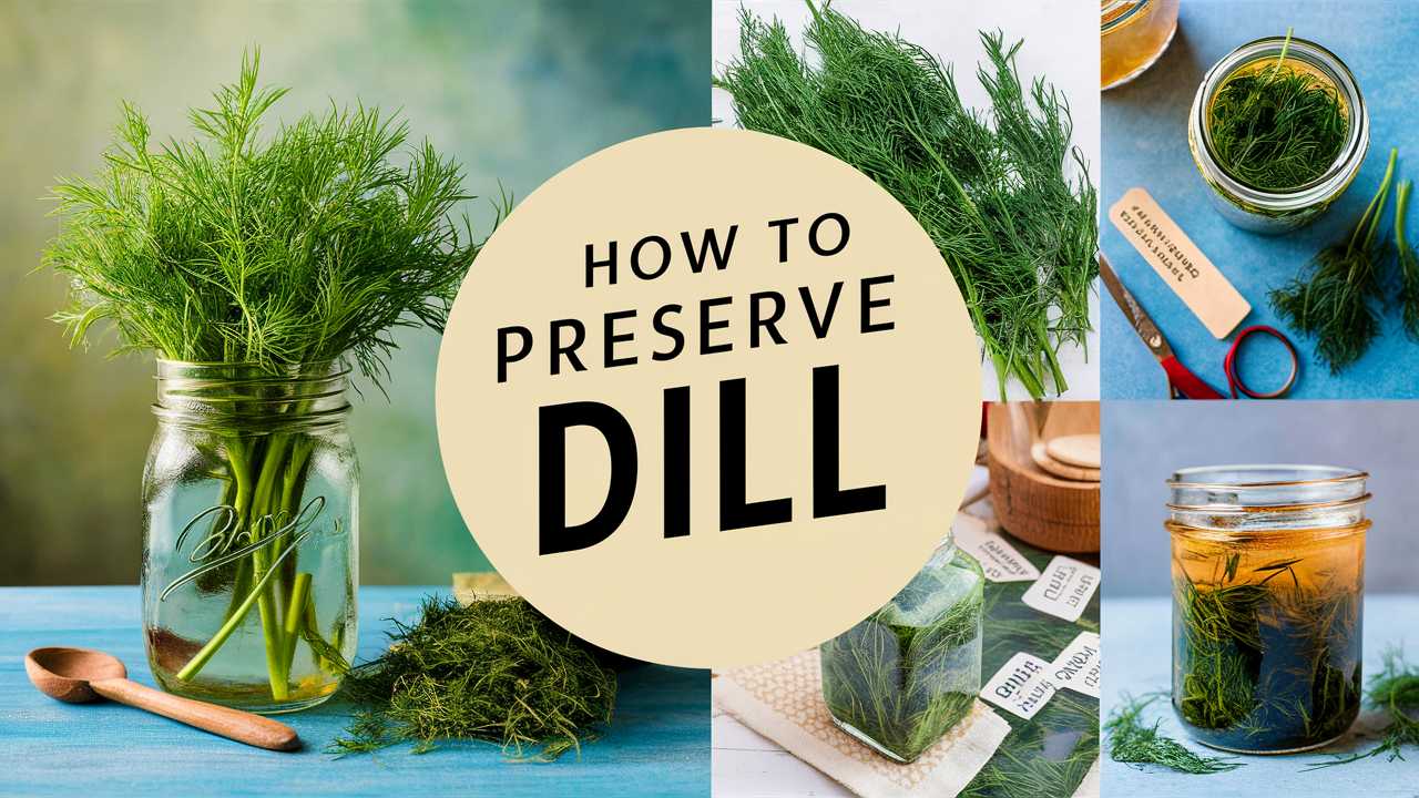 How To Preserve Dill
