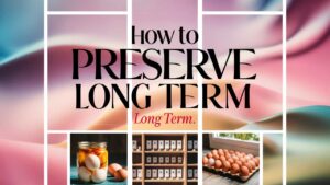 How To Preserve Eggs Long Term