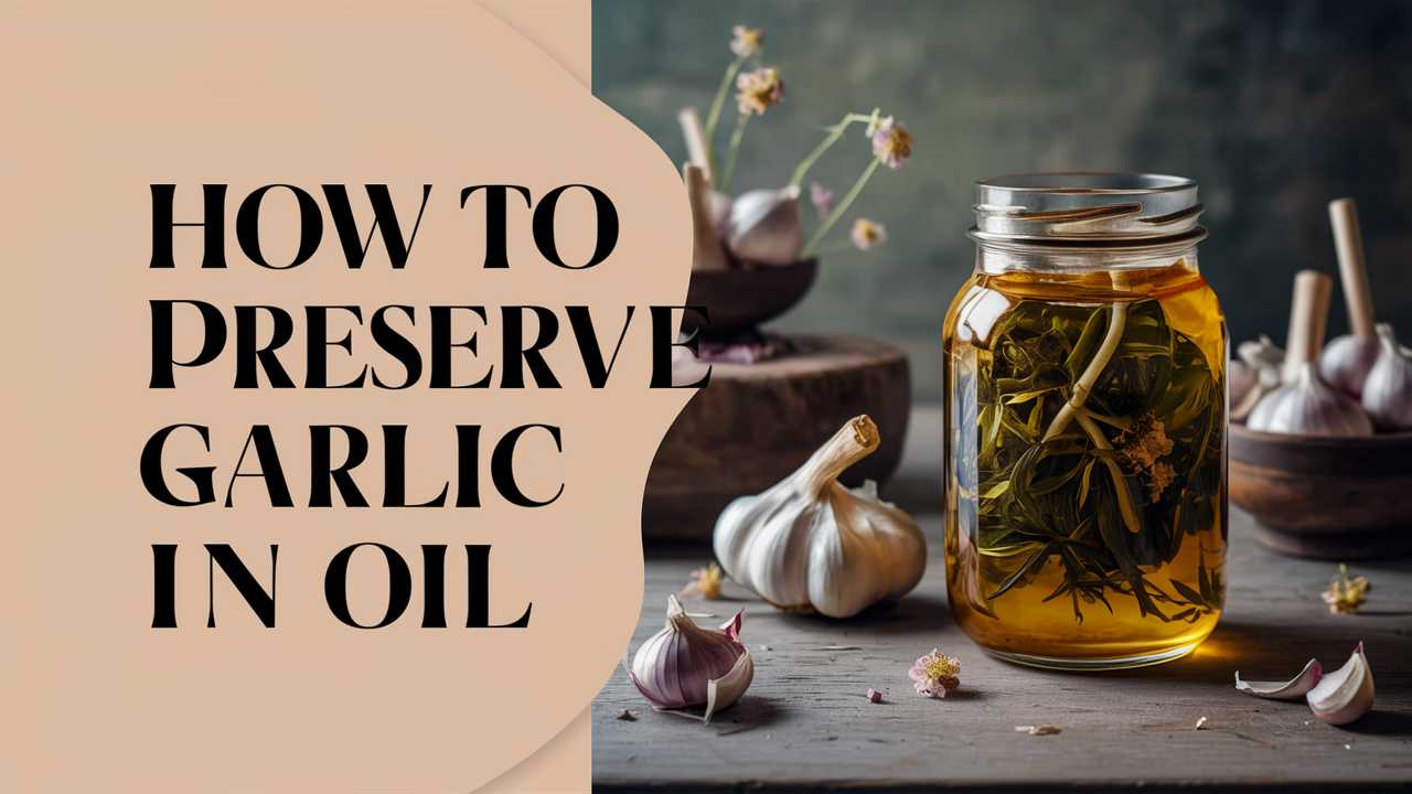 How To Preserve Garlic In Oil