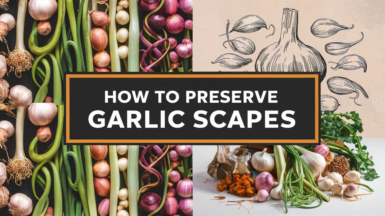 How To Preserve Garlic Scapes