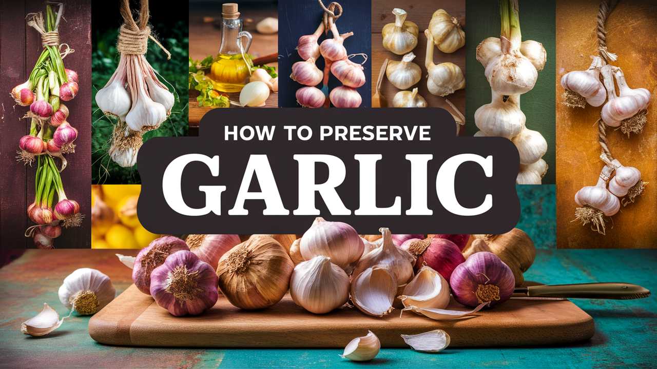 How To Preserve Garlic