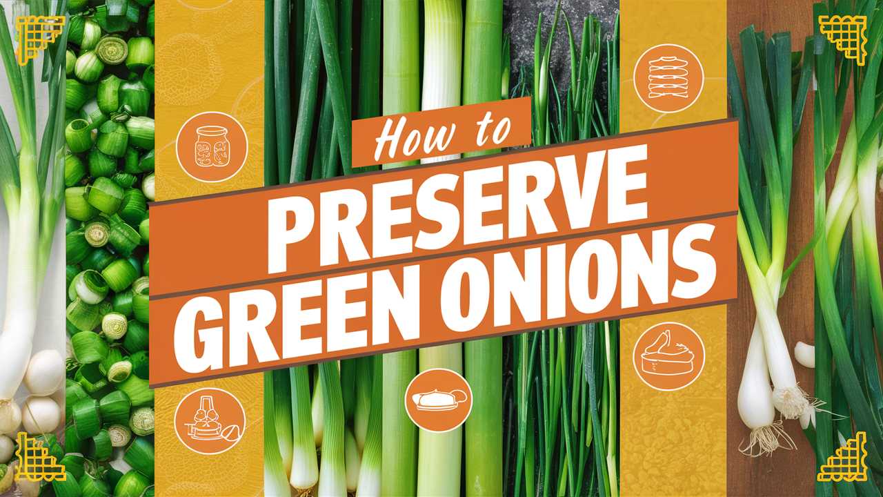 How To Preserve Green Onions