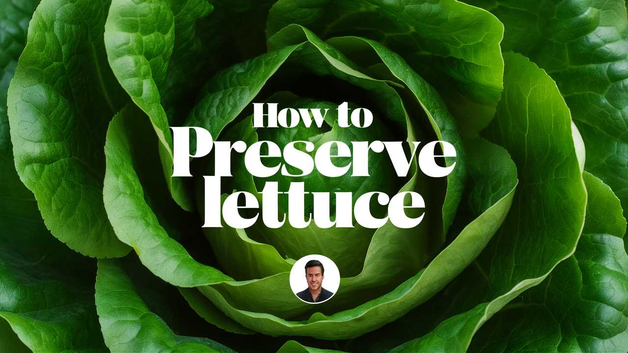 How To Preserve Lettuce
