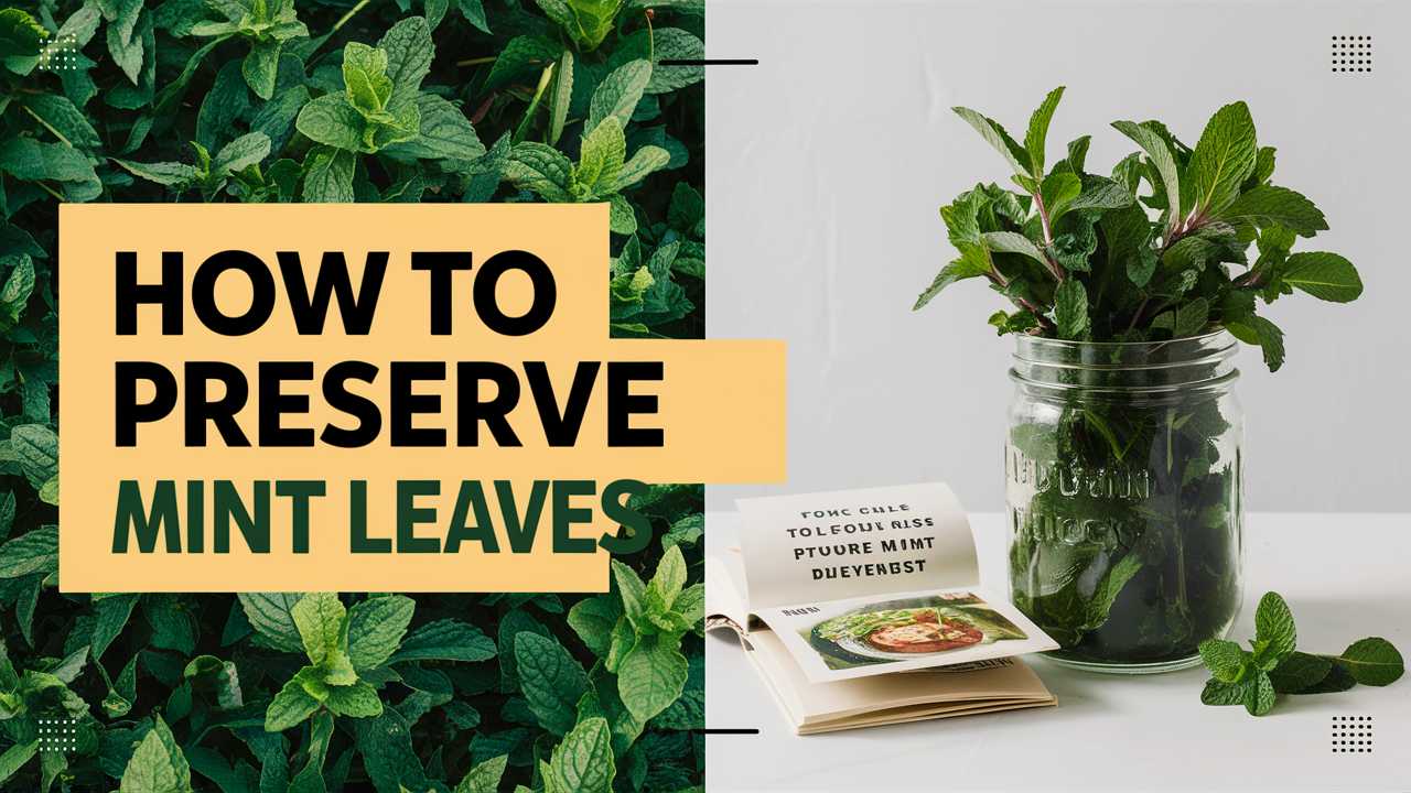 How To Preserve Mint Leaves