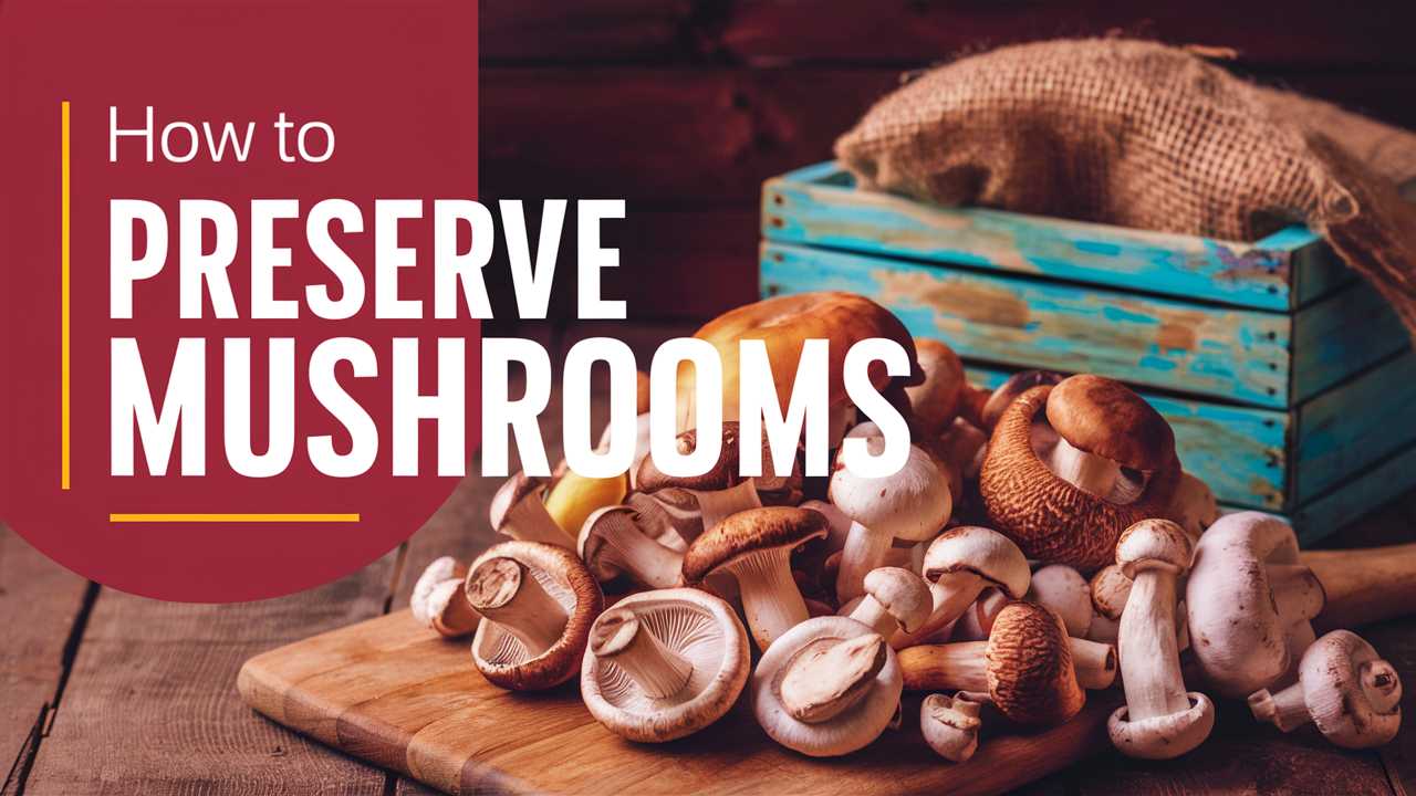 How To Preserve Mushrooms