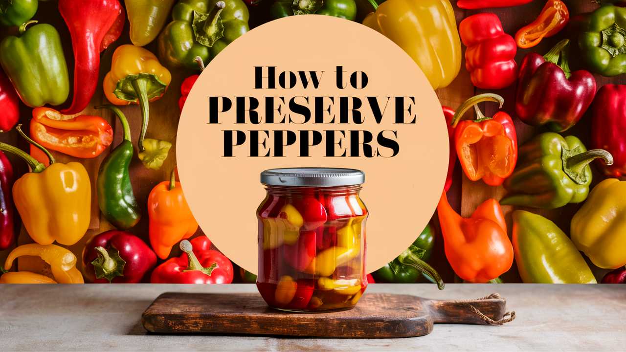 How To Preserve Peppers