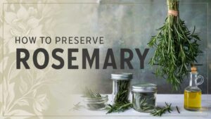 How To Preserve Rosemary