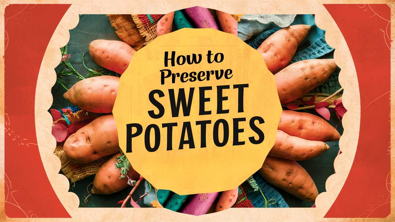 How To Preserve Sweet Potatoes