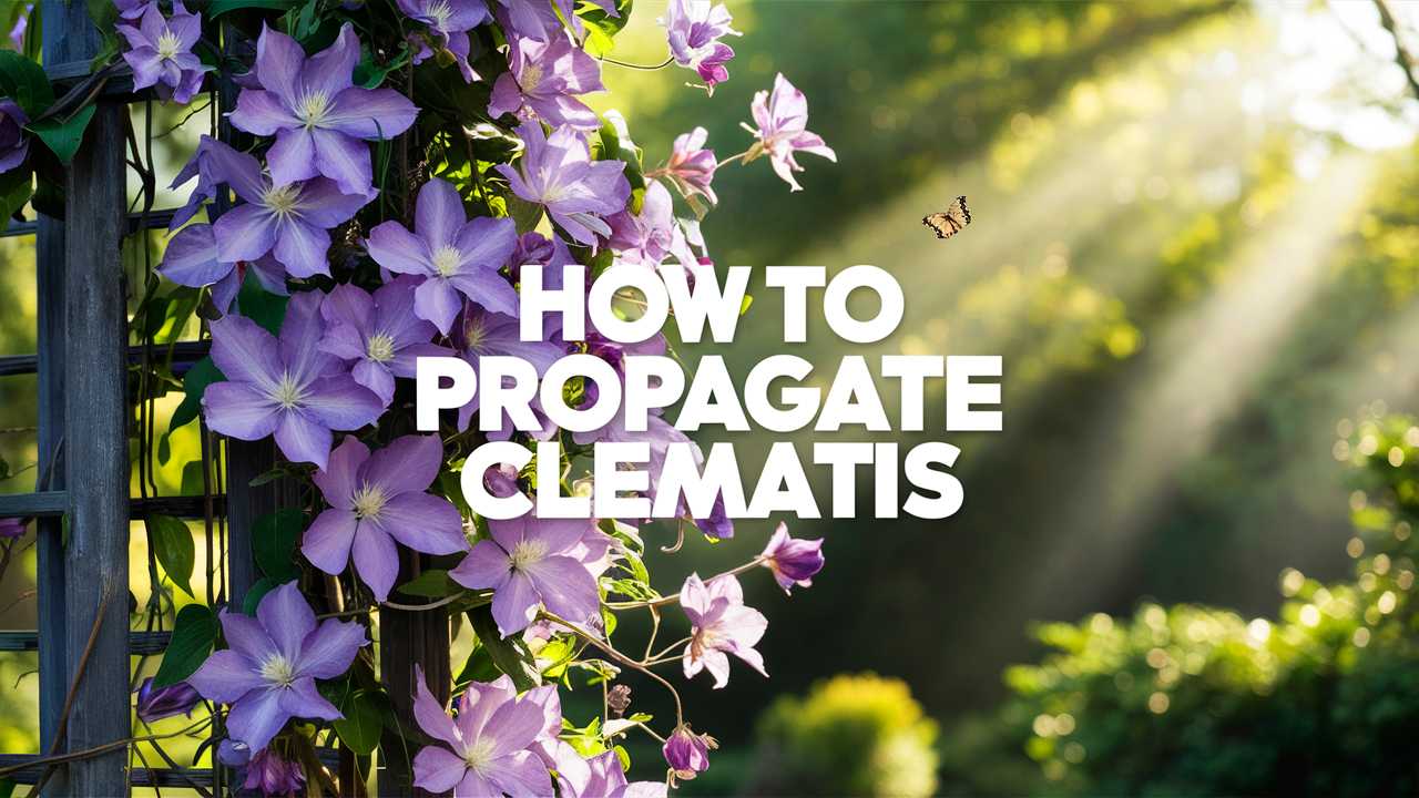 How To Propagate Clematis