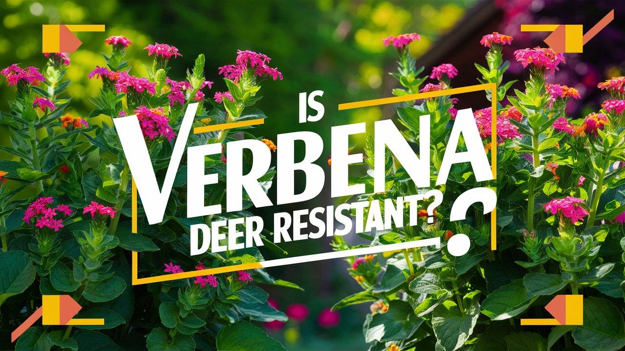 Is Verbena Deer Resistant?