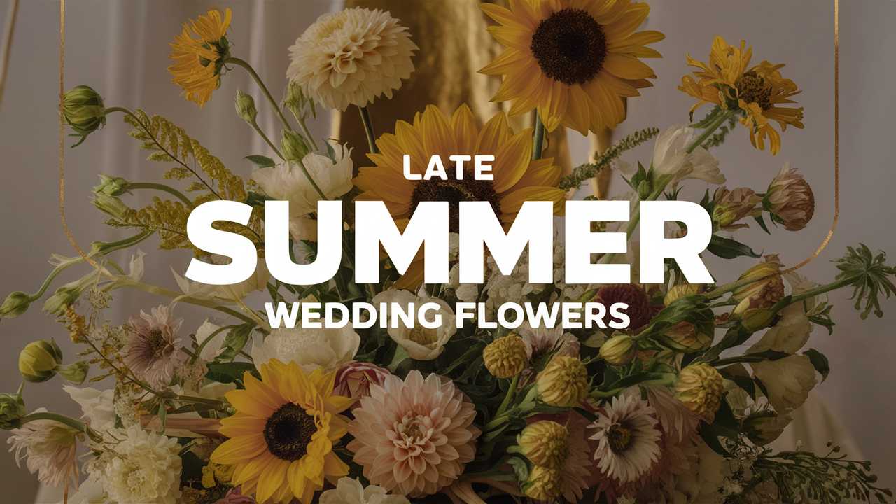 Late Summer Wedding Flowers